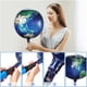 thumbnail image 4 of EeaseMX NUOBESTY 10 globos de 22 pulgadas con forma de globo terráqueo, globo de aluminio con forma de mapa del mundo, globos de planetas para fiestas de cumpleaños y bodas, 4 of 7