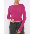 thumbnail image 3 of Crop Workout Tops for Women Pack Summer Short Sleeve Gym Athletic Compression Shirts Cute Tight Basic Tops Tee, 3 of 6