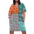 thumbnail image 1 of Vestido largo floral japonés con estampado floral para mujer Vestido largo de playa con bolsa de regalo shibori, 1 of 6