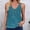 Navy, variant on Women's Tank Tops Floral V Neck Sleeveless Casual Loose Fit