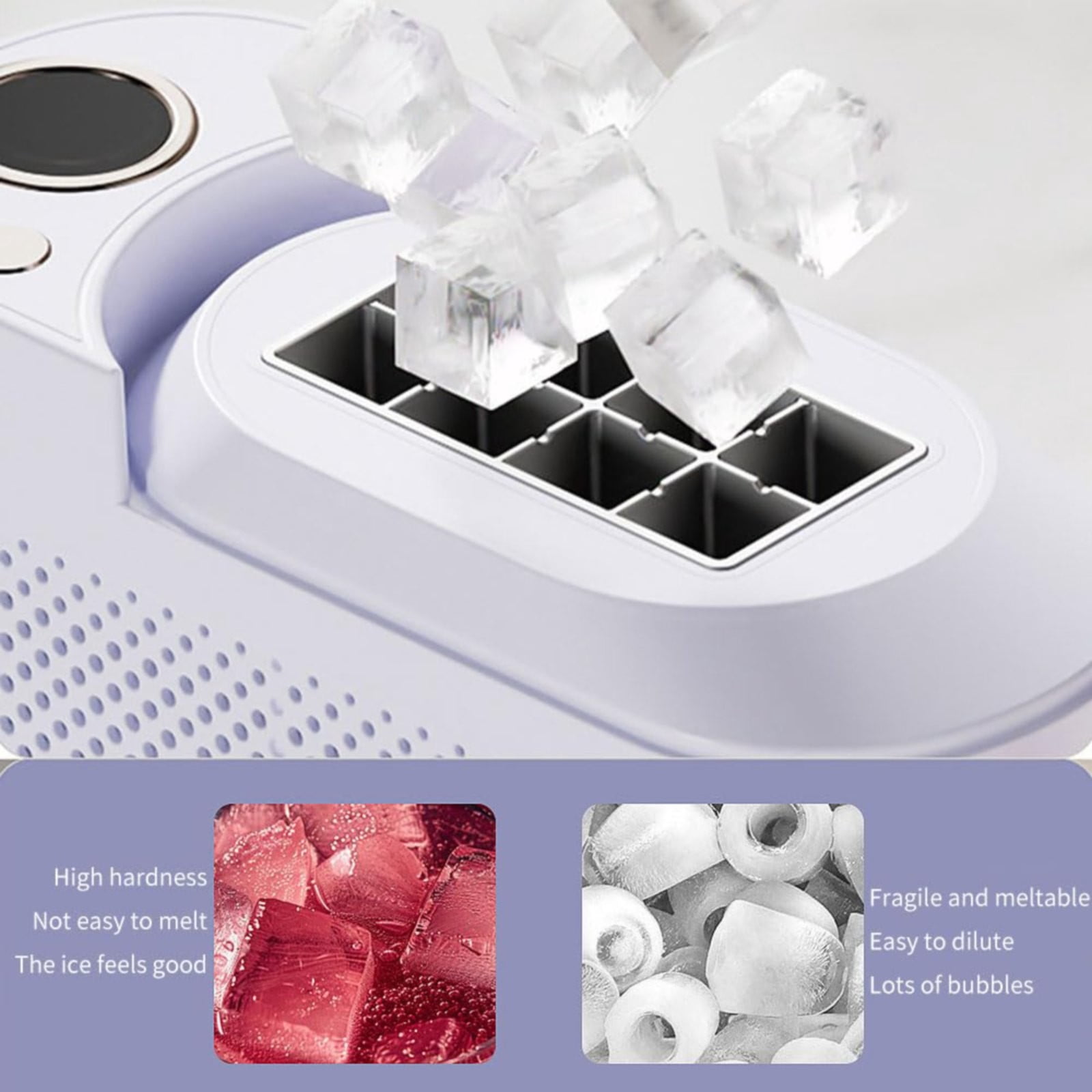Ice Cube Mold/Tray Plastic Ice cube maker white