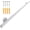 White, variant on Black Metal Grab Bars - 35 Inch Wall Mounted Safety Staircase Handrail - Indoor/Outdoor Stair Railing - Iron, Powder Coated, Black
