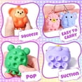 thumbnail image 4 of Asoulin 24 piezas de juguetes antiestrés pop 3D de animales para niños, 4 of 6