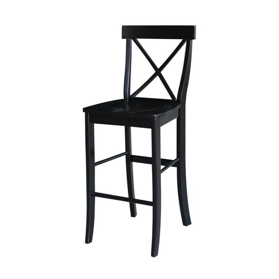International Concepts Crossback 29" Barstool, Multiple Finishes