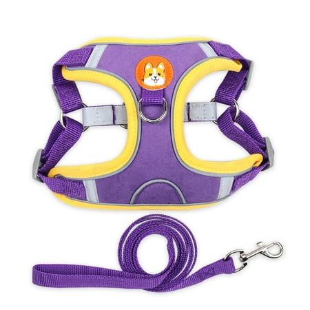 Dog Harness Comfort Soft Breathable Adjustable Mesh Pet Chest Strap Large Dog Harness Vest Collar Hand Strap A27