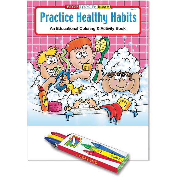 ZoCo: 25 Pack - Practice Healthy Habits Kid's Coloring & Activity Books