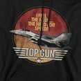 thumbnail image 2 of Top Gun Fighter Adult Pull-Over Hoodie, Black, X-Large, 2 of 4