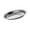 Silver-small, variant on Steaming Fish Tray Stainless Steel Serving Plate Oval Shape Multifunctional for Home or Restaurant Use Silver/Gold