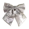 thumbnail image 2 of YIMWNYI Cheer Bow with Ponytail Holders, Glitter Hair Accessories, Strong Elastic Hair Ties, Cheerleader Outfit Decoration, Stylish and Durable Ribbon Bows, Perfect for Christmas Gifts, 2 of 6