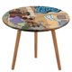 thumbnail image 1 of Amor joven-theme Fitted Round Tablecloths Elastic Edged Table Covers Waterproof Table Cloth for Kitchen Holiday Party Tables Decor 120cm, 1 of 6