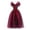 A252 Wine, variant on Xdegoge Kids Girls Halloween Gothic Dress Maxi Tulle Tutu V Neck Ruffle Sleeve Tween Party Dresses Vampire Evil Queen Cosplay Costume Carnival Festival Performance Outfit