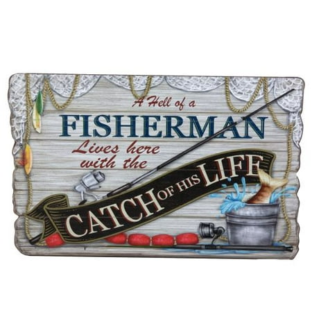 Beachcombers Fisherman/Best Catch Sign (Best Way To Catch Carp)