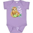 thumbnail image 3 of Inktastic My Pops Loves Me- Cute Sloth and Baby Boys or Girls Baby Bodysuit, 3 of 5