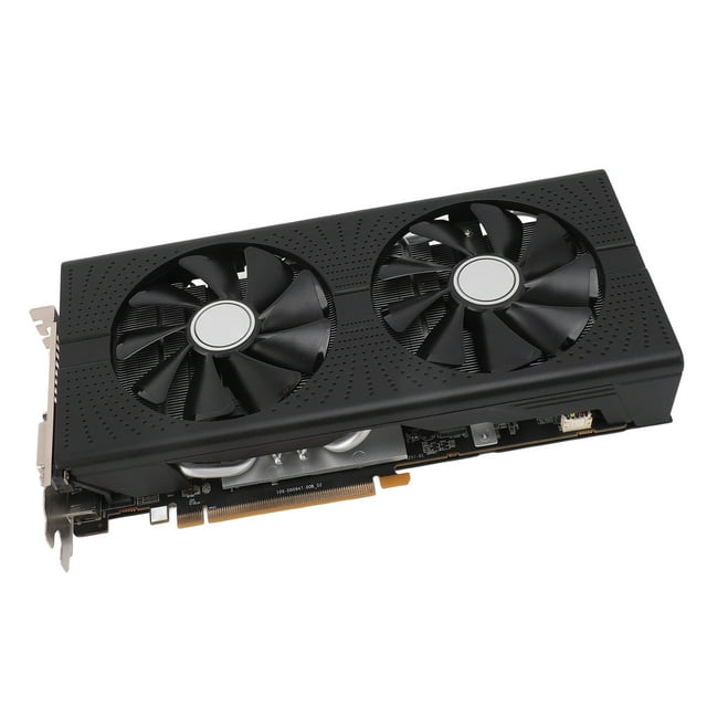 Tarjeta de Gráficos de Juegos, Tarjeta Gráfica de Disipación de Calor RÁPIDO RX590 8GB GDDR5 256bit 8pin Conector de Alimentación para PC