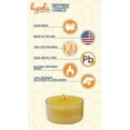 thumbnail image 3 of Hyoola, 4.5 Hour Natural Yellow Beeswax Tealight Candles - In Clear Plastic (12 Pack), 3 of 8
