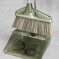 thumbnail image 4 of Broom and Dustpan Set with Double Layer Scraper, Foldable NonStick Hair Sweeping Kit, 180° Rotating Handle for Vertical Storage (87.5x25.5x25cm), 4 of 7