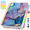 Color Marble, variant on NIRMIRO 5 Subject Notebook College Ruled, A5 Hardcover Spiral Notebook with Removable Dividers Tabs, 300 Pages 100GSM Thick Paper, Inner Pocket, 2 Stickers, 6.1"x8.4" Lined Journal for Writing