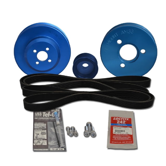 Kit de poleas Balmar AltMount para Yanmar 3JH4-E 3JH5 4JH4-E 4JH5