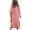 Pink, variant on Long Sleeve Maxi Dress, Womens Fall Dresses, Womens Long Sleeve Dresses Solid Color Turndown Collar Button Pocket Long Dress