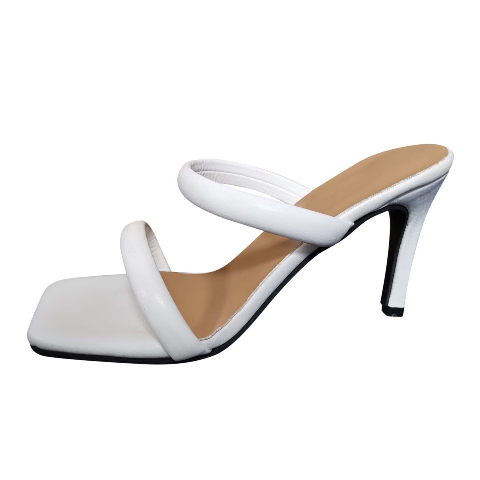 MIA GIO - Zapatos de moda para mujer, blanco, (White/Off White), 6