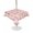 Pink, variant on Outdoor Tablecloth with Umbrella Hole for Patio/Picnic/Party/Camping, Pink Floral Crown Waterproof Table Cloth Square Cover Washable, Spring Floral Roses Elegant Pastoral (54"x 54")