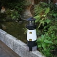 thumbnail image 6 of Fasiaou Solar Light Tower - 14 Inch Tall Light House With Rotating LED Lights - 360 Degree Rotating Light Tower Decoration Outdoor Garden Patio Decoration/House/Fathers Day Gifts, 6 of 9