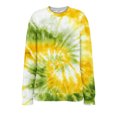 thumbnail image 4 of Bovemsi Womens Sweatshirts Fashionable Spring And Autumn Tie Dye Pattern Casual Long Sleeved Sportswear Top Fall Fashion Outfits 2025 Clothes, 4 of 9
