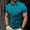 Teal, variant on Fnnxeal Mens Polo Shirts Casual Golf Collared Short Sleeve Print Summer Multicolor Polo Shirts for Men Size 2XL