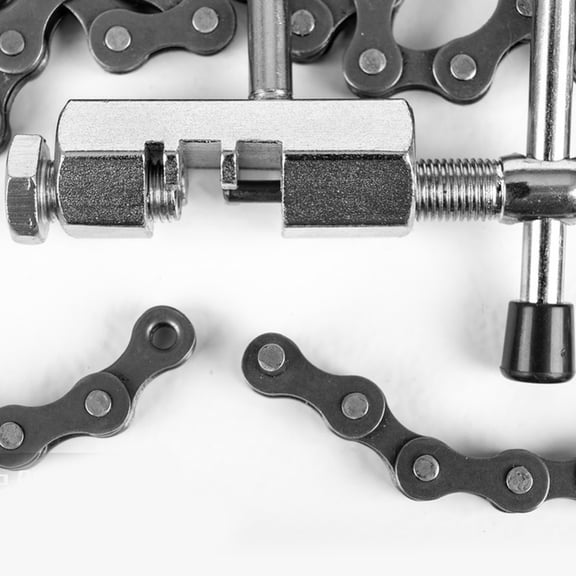 SWETRACE Durable Plated Silver Bike Chain Removal and Adjustment Tool for Motorcycles