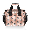 thumbnail image 7 of FORMRS Insulated Cooler Bag 24 Cans Capacity Soft Leakproof Lunch Box with Side Pockets, Orange Plaid Horse Pattern, 7 of 7