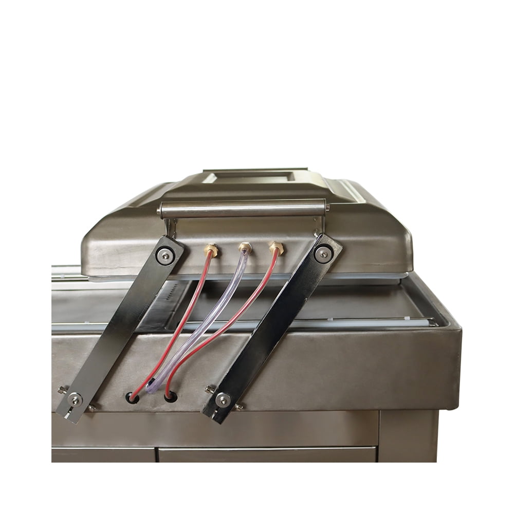 Two Chamber Vacuum Sealer Packaging Machine Food Saver Home Commercial Sealing Bars 220V 15.7 Inch