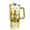 Black, variant on Lotusprint LLC Sunflower Gnome Tumbler 40oz With Handle Flat 2D Print, Personalized Floral Travel Cup