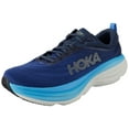 thumbnail image 1 of Pre-Owned Hoka Men's Bondi 8 Sneaker, Outer Space/All Aboard, 8, 1 of 1