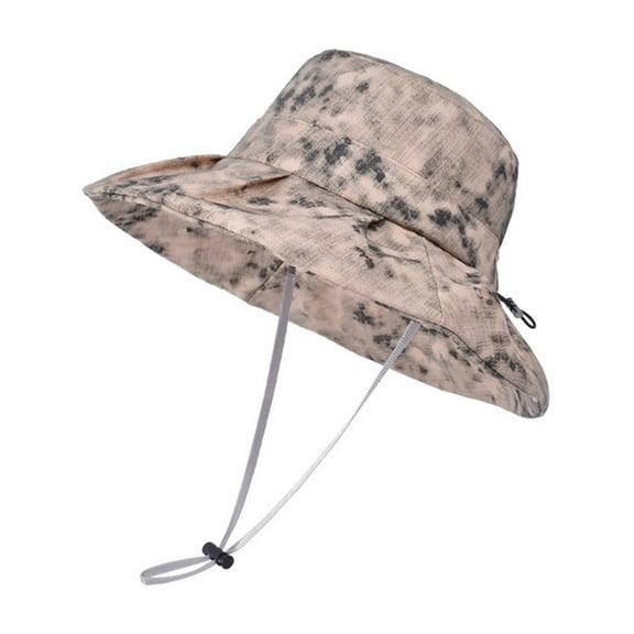 Bovemsi Sun Hats for Women Wide Brim Spring And Summer Large Brimmed Sunshade Hat Outdoor Travel Covering Fisherman's Fashion Sun Cap UV Protection