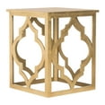 thumbnail image 5 of SAFAVIEH Milo Trellis Glam Gold Leaf Wood End Table, Gold, 5 of 9