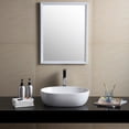 thumbnail image 6 of Fine Fixtures  White Vitreous China Oval-shaped Vessel Bathroom Sink, 6 of 6
