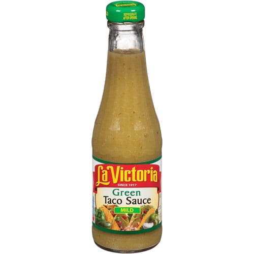 La Victoria Mild Green Taco Sauce, 12 oz, (Pack of 12)