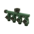 thumbnail image 3 of Thrifco 8429950 4-Way Garden Hose Manifold with Shut-Off Valves - Plastic, 3 of 7