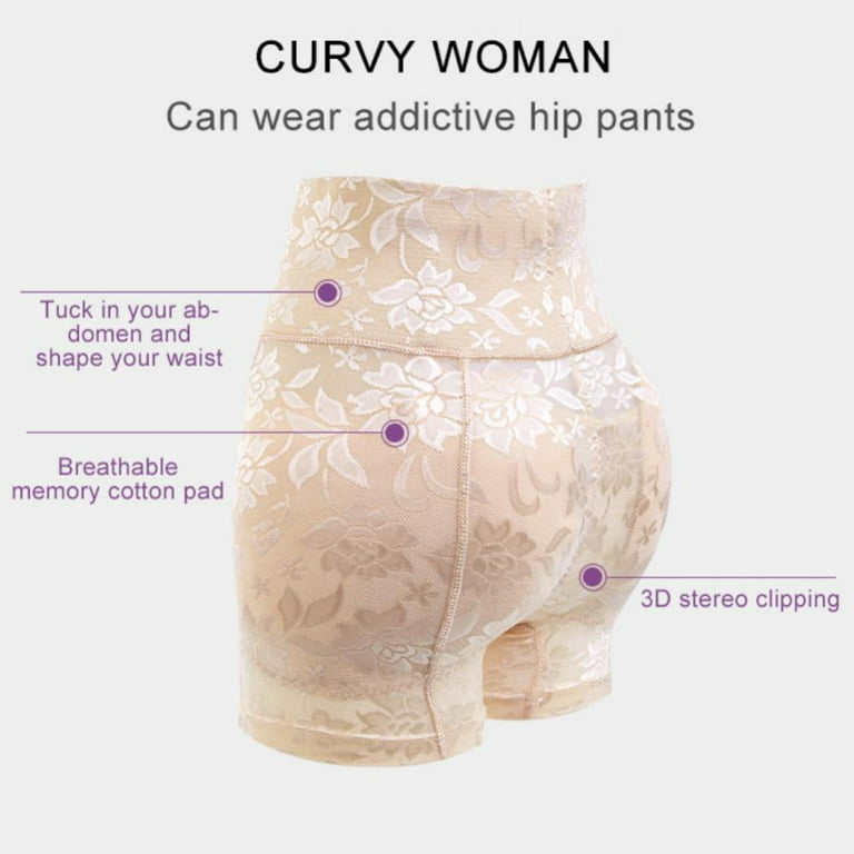 Butt Lifter Panties for Women Padded Underwear Seamless Hip Pads Enhancer  Shapewear Booty Lifting Panty 