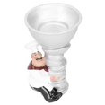 thumbnail image 1 of Resin Craft,Cook Statue Candle Holder Candlestick Ornament Cook Statue Candle Holder Highly Recommended, 1 of 5