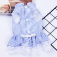 thumbnail image 4 of Dog Skirt Cartoon Print Foreleg Cotton Puppy Pet Cotton Dress Outfit Clothes for Summer, 4 of 6