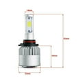 thumbnail image 2 of 4PCS 6000K LED Headlight Bulb Hi/Lo For Dodge RAM 1500 2500 3500 2013 2014 2015, 2 of 5