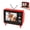 Red, variant on Mini Retro TV,Pixel Pocket Tiny TV,Fake Dollhouse TVwith 8GB Storage,Support USB Upload Video,180 Rotatable Antenna,180 Minutes Battery Lifeg 112 Scale Classics for Dollhouse Miniature Scenes Gift