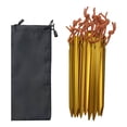 thumbnail image 3 of Colaxi Piquets de Tente Ancrages Légers pour Camping Randonnée Abri 24 Pcs Or, 3 of 8
