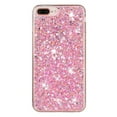 thumbnail image 4 of Allytechgroup Glitter Bling Case Compatible with Apple iPhone 8 Plus/ 7 Plus for Girls Women, Slim Fit Soft TPU Back Cover Anti-Scratch Bumper Shockproof Phone Case for iPhone 8 Plus/ 7 Plus, Pink, 4 of 5