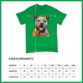 thumbnail image 5 of Tee Hunt Beware of Pit Bull T-Shirt Dean Russo Art Colorful Cute Dog Men's Tee, Green, Medium, 5 of 5
