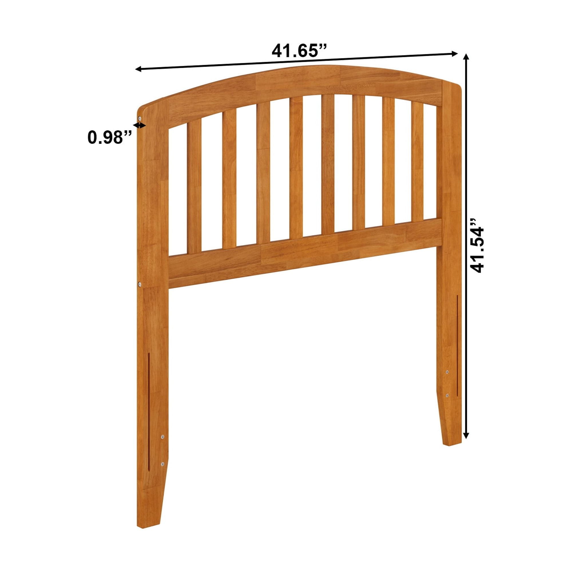 AFI Richmond Twin Solid Wood Headboard, Light Toffee