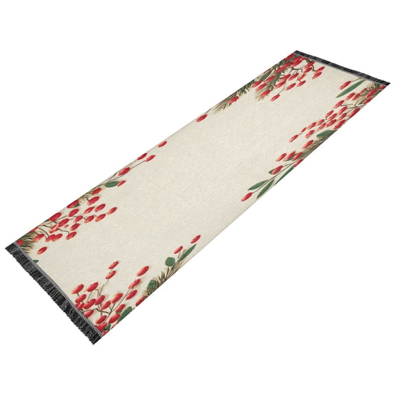 Vintage Modern Runner Rug,Non Slip Machine Washable 72"x23.5" Polyester Material Pet-Friendly Durable,Applicable to Entryway Rug Living Room Rug Beige Background Color