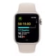 thumbnail image 3 of Apple Watch SE (2nd GEN) GPS • Caja de aluminio blanco estelar de 44 mm • Correa deportiva blanco estelar - M/L, 3 of 6