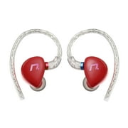 NXEars Sonata High-Performance AGL IEM Earphones with MMCX Cable (Red)